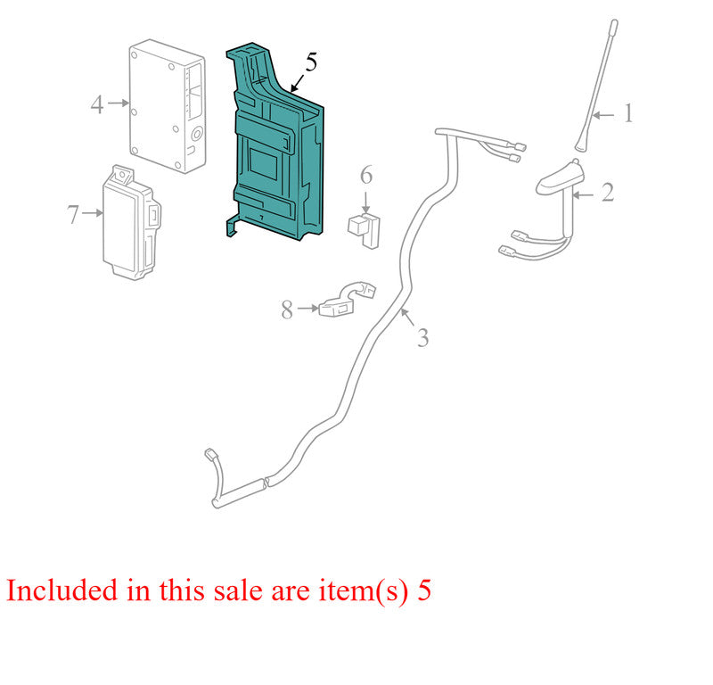95039297 2011-2016 Chevrolet Cruze GPS Navigation Module Bracket Used 95433993 OEM