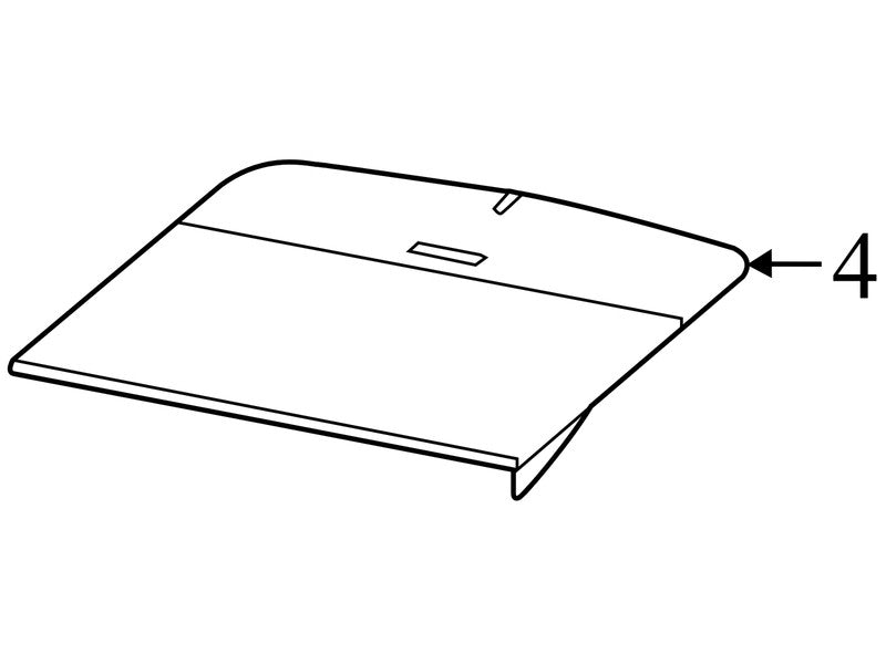 1CU76DK7AB 2009-2010 Dodge Journey Floor Cover Panel Used OEM 1CU76DK7AB 