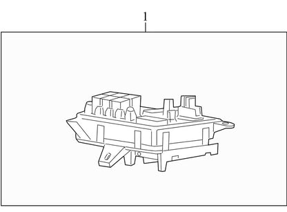 20934630 2012 Buick Enclave Fuse and Relay Center Used 20934630 OEM