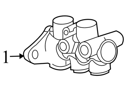 5175701AA 2007-2012 Dodge Caliber Brake Master Cylinder Used 5175701AA OEM