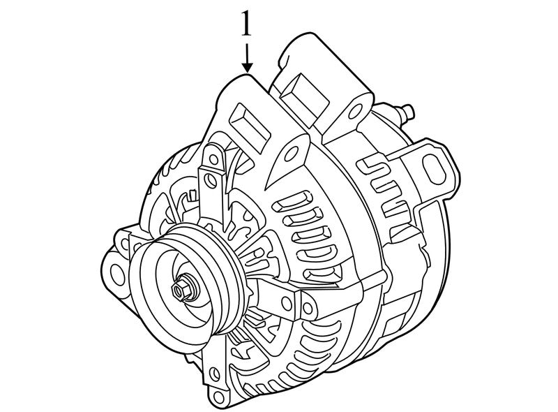 13512759 2010-2017 Chevrolet Equinox 2.4L Alternator Used OEM 13500315
