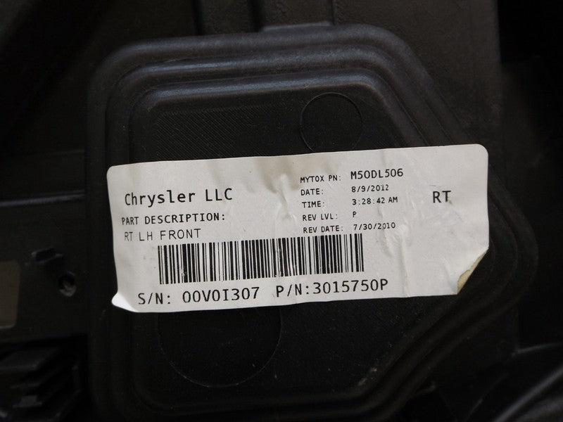 68102221AA 2013 Chrysler Town &amp; Country FL Door Panel Carrier Used 68102221AA OEM