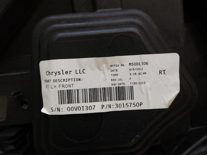 68102221AA 2013 Chrysler Town &amp; Country FL Door Panel Carrier Used 68102221AA OEM