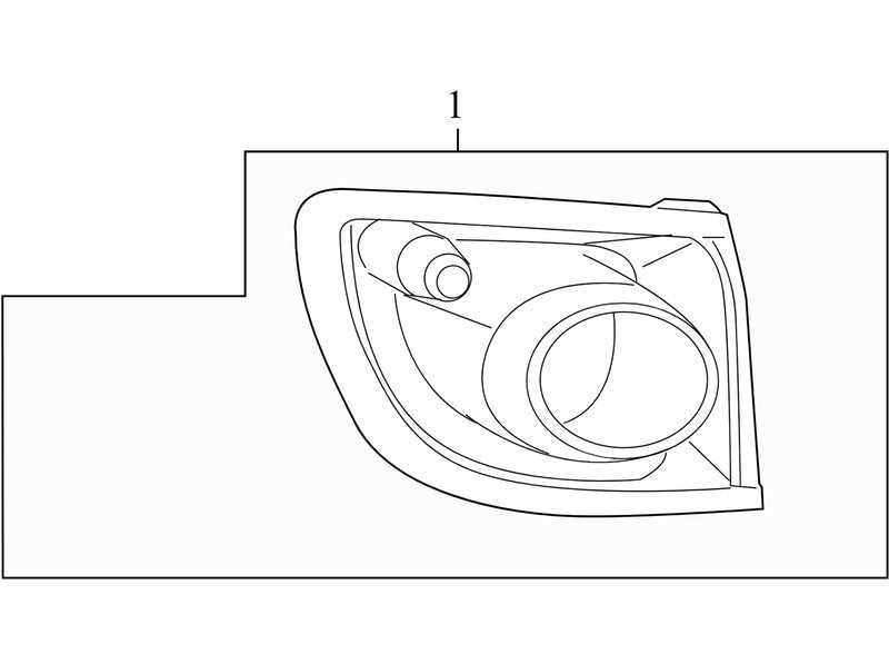 25954942 25954942 2008-2012 Buick Enclave Right QTR Panel Mounted Tail Light Assembly