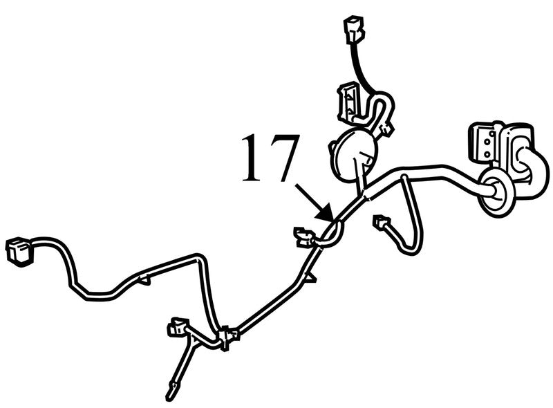 22759359 2008-2012 Chevrolet Malibu Passenger FR Door Wiring Harness Used 22759359 OEM