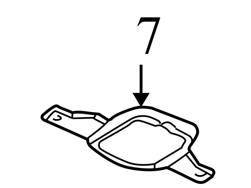 12481924 2000-2005 Buick LeSabre Overhead Dome Light Assembly Used OEM 160674