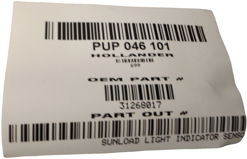 31268017 2010-2016 Volvo XC70 Sunload Light Indicator Sensor Used OEM 31268017