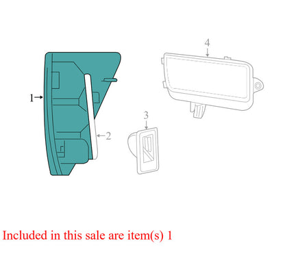 55156615AG 2005-06 Jeep Grand Cherokee Passenger RR Tail Light Assembly Used 55156615AG OEM