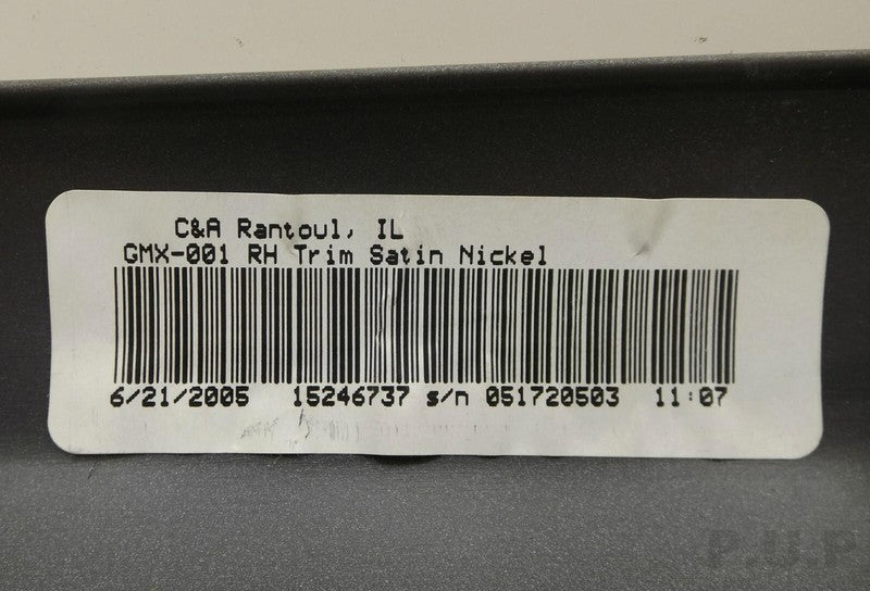 20839841 2005-2010 Chevrolet Cobalt Right Instrument Panel Trim Panel 15246737