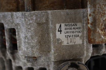 23100JA02C 2008-2015 Nissan Rogue 2.5L Alternator Used OEM 23100JA02C 