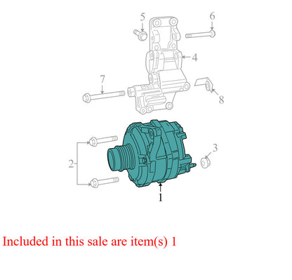4801323AK 2007-2012 Dodge Caliber Alternator 2.0L Used 4801323AK OEM