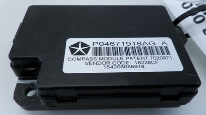 P04671918AG 2011-2016 Chrysler Town &amp; Country Compass Module Used P04671918AG OEM