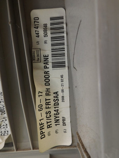 P1NY641DSAA 1997-2004 Ford E-150 Econoline FR Door Interior Trim Panel Used 3C2Z1523942BAA