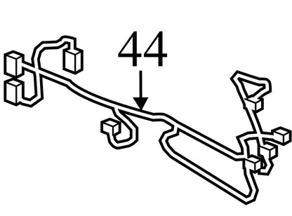 23155250 2008-2012 Buick Enclave Console Wiring Harness Used 25995638 OEM