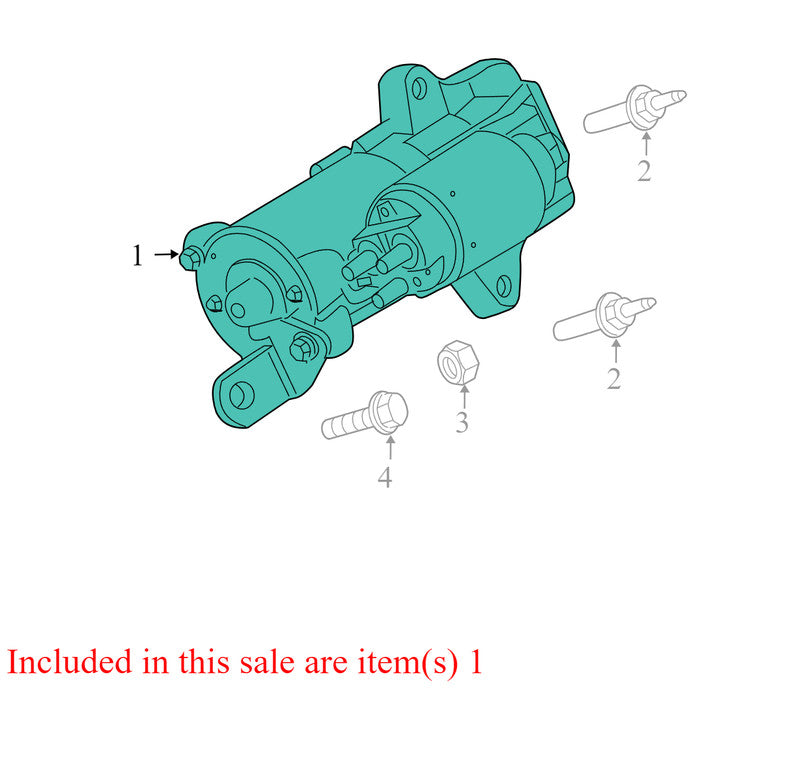 BB5Z11002A 2008-2012 Ford Escape 2.5L Starter Motor Used OEM BB5T11000AA