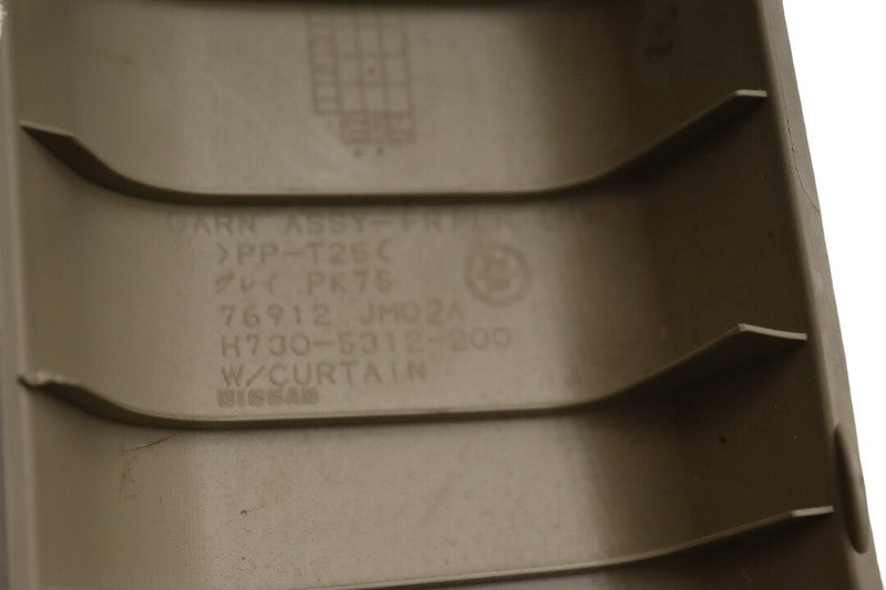 76911JM02A 2008-2015 Nissan Rogue Driver LH A Pillar Trim Used OEM 76912JM02A 