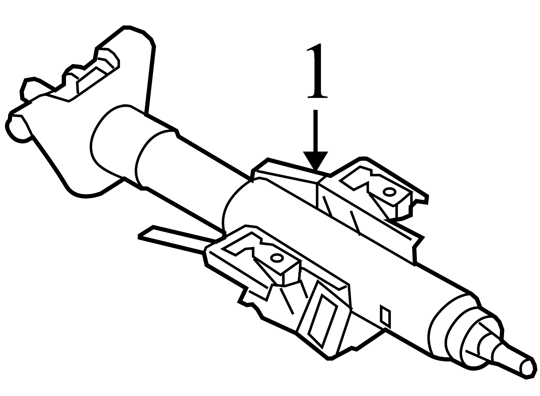 25933397 2006-2012 Chevrolet Malibu Steering Column Hydraulic Power Steering 25933397 OEM