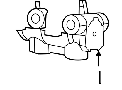 68004718AE 2008-2010 Chrysler Sebring Brake Master Cylinder 2.4L Used 68004718AE OEM