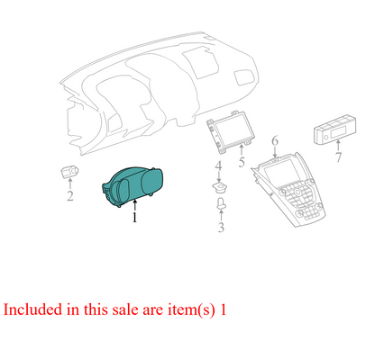 20978081 2011-2015 GMC Terrain Instrument Cluster Used 20978081 OEM