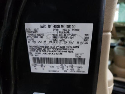 8L8Z7804481AC 2008-2012 Ford Escape Driver FL Dash End Cap Used 8L8Z7804481AC OEM