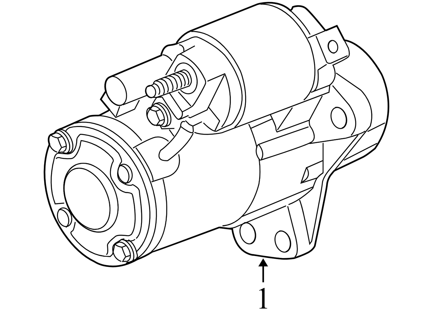 12645298 2008-2017 Buick Enclave Starter Motor Used 12645298 OEM