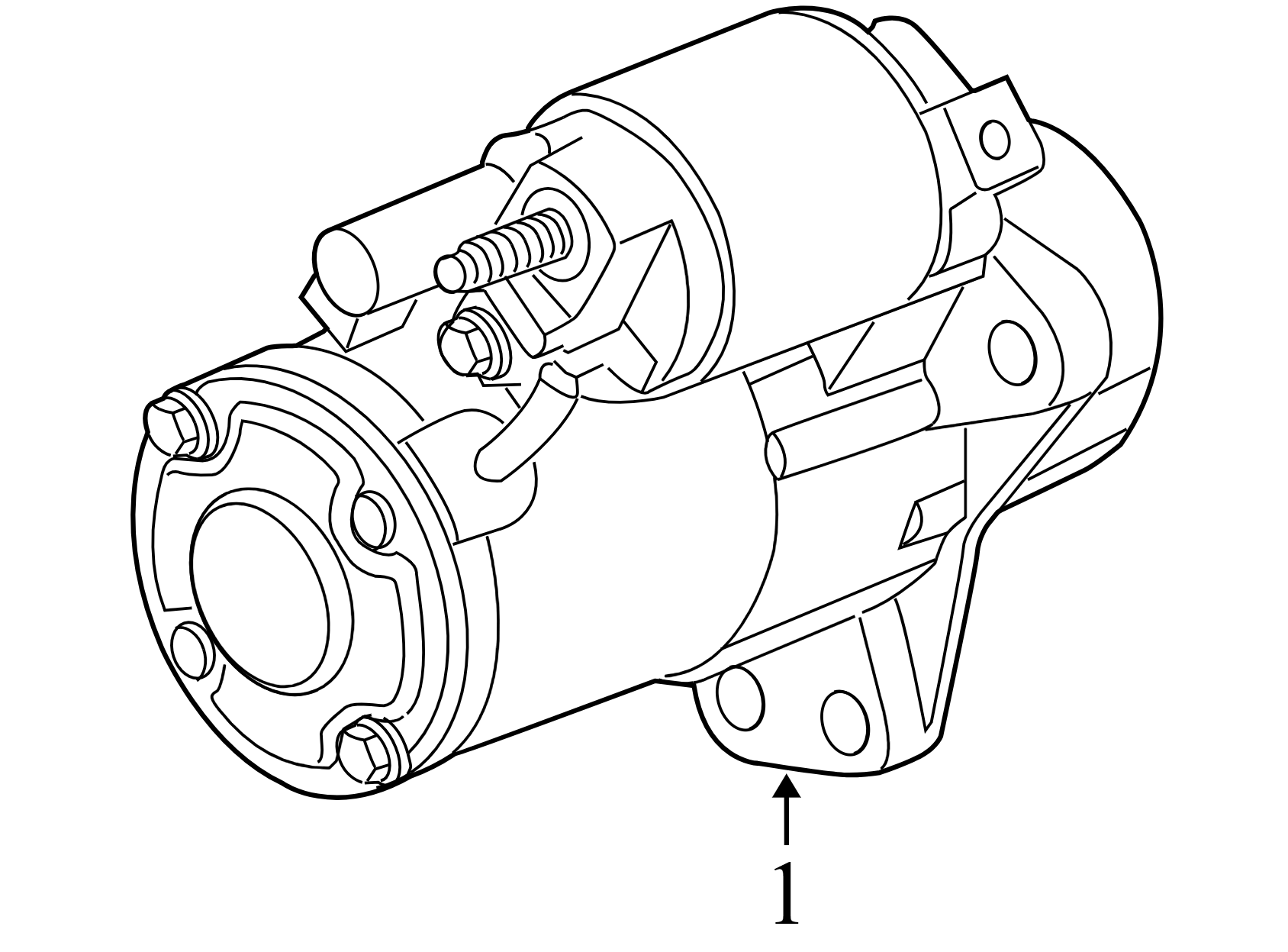 12645298 2008-2017 Buick Enclave Starter Motor Used 12645298 OEM