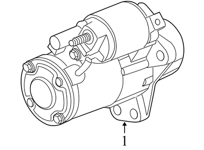 12645298 2008-2017 Buick Enclave Starter Motor Used 12645298 OEM