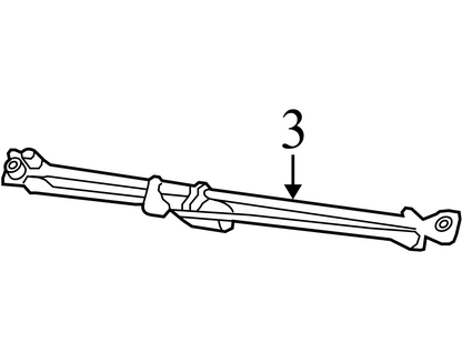 55077098AL 2004-2008 Dodge Ram 1500 Windshield Wiper Linkage Used 55077098AL OEM