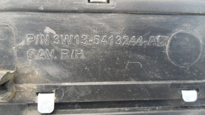 3W135413244ACW 2003-2011 Lincoln Town Car Passenger FR Door Sill Plate Used 3W1Z5413208AAB OEM