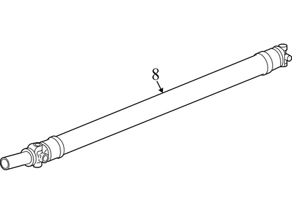 20912697 20912697 2008-2013 Chevrolet Silverado 1500 Drive Shaft 143.5 WB see desc.