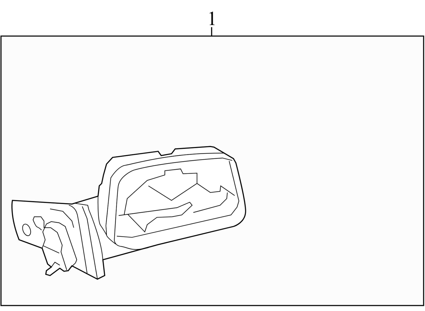 AT4Z17683BAPTM 2009-10 Ford Edge Driver FL Door Mirror (HAS  SCRATCHES) Used AT4Z17683BAPTM OEM
