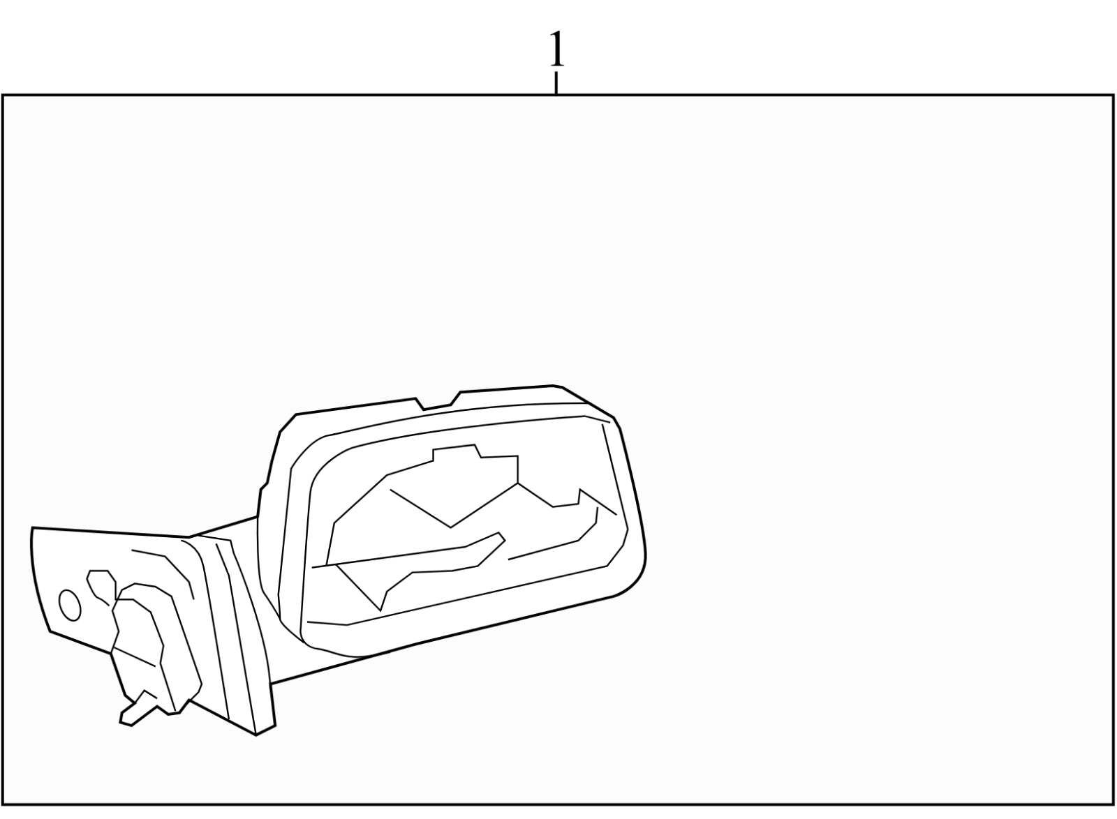 AT4Z17683BAPTM 2009-10 Ford Edge Driver FL Door Mirror (HAS  SCRATCHES) Used AT4Z17683BAPTM OEM