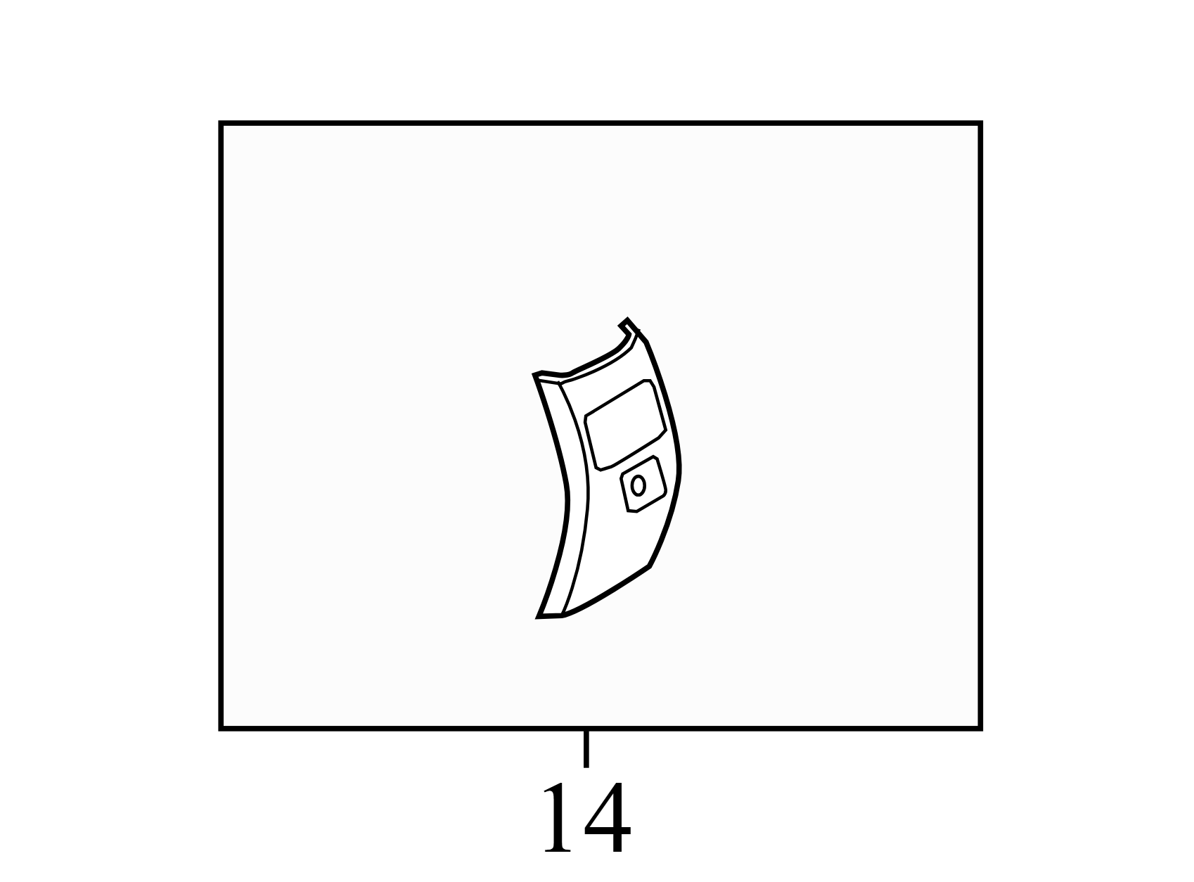 9T4Z78045E24AB 2007-2010 Ford Edge Console Trim Panel Used 9T4Z78045E24AB OEM
