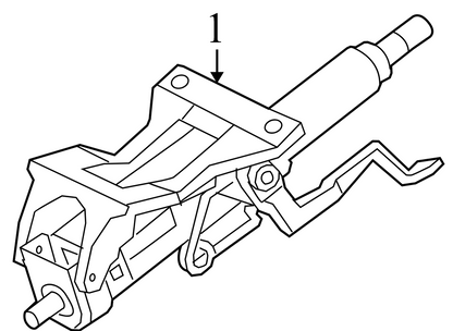 23342825 2010-2017 GMC Terrain Steering Column Used 23342825 OEM