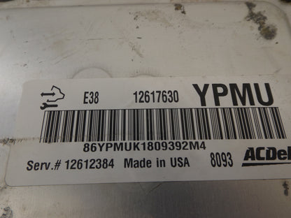 12617630 2008 Chevrolet Silverado 1500 Engine Control Module Used 12617630 OEM