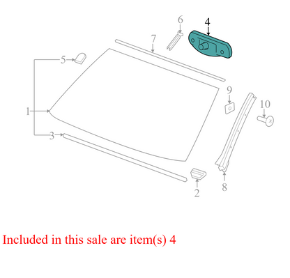 13524917 2008-2009 Chevrolet Silverado 1500 Interior Rear View Mirror Used 25774613 OEM