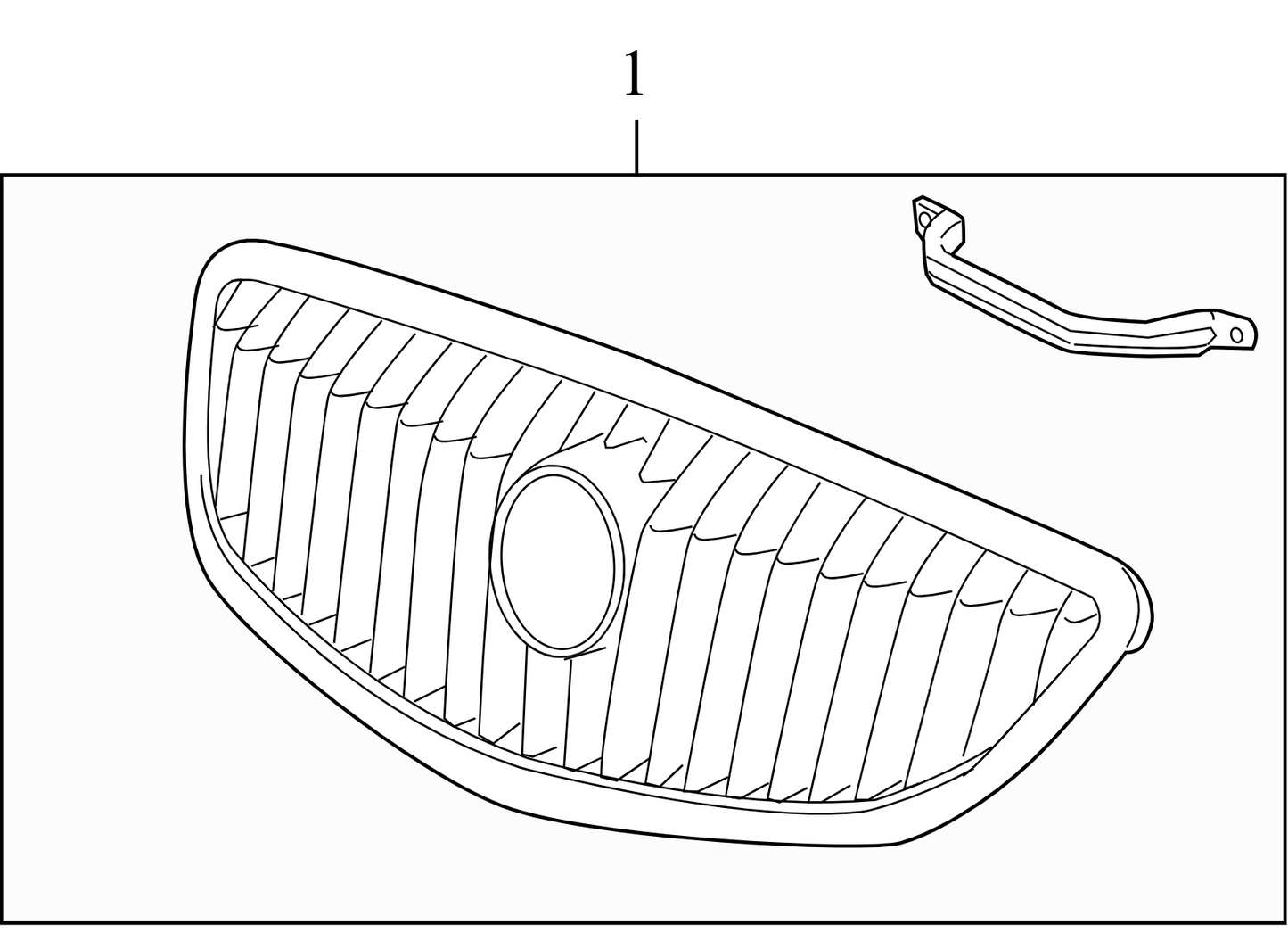 20828544 2008-2012 Buick Enclave Front Upper Grille Used 20828544 OEM