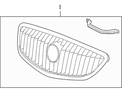 20828544 2008-2012 Buick Enclave Front Upper Grille Used 20828544 OEM