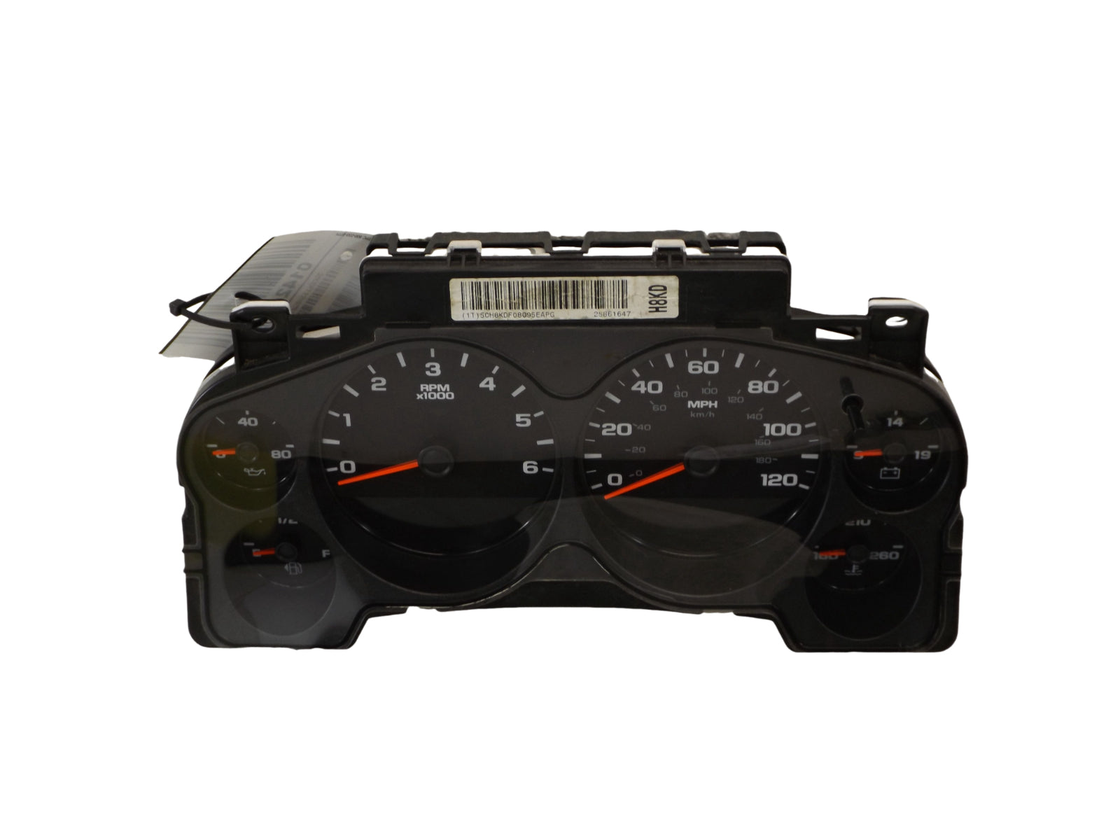 25861647 2007-2009 Chevrolet Silverado 1500 Instrument Cluster Used 25861647 OEM