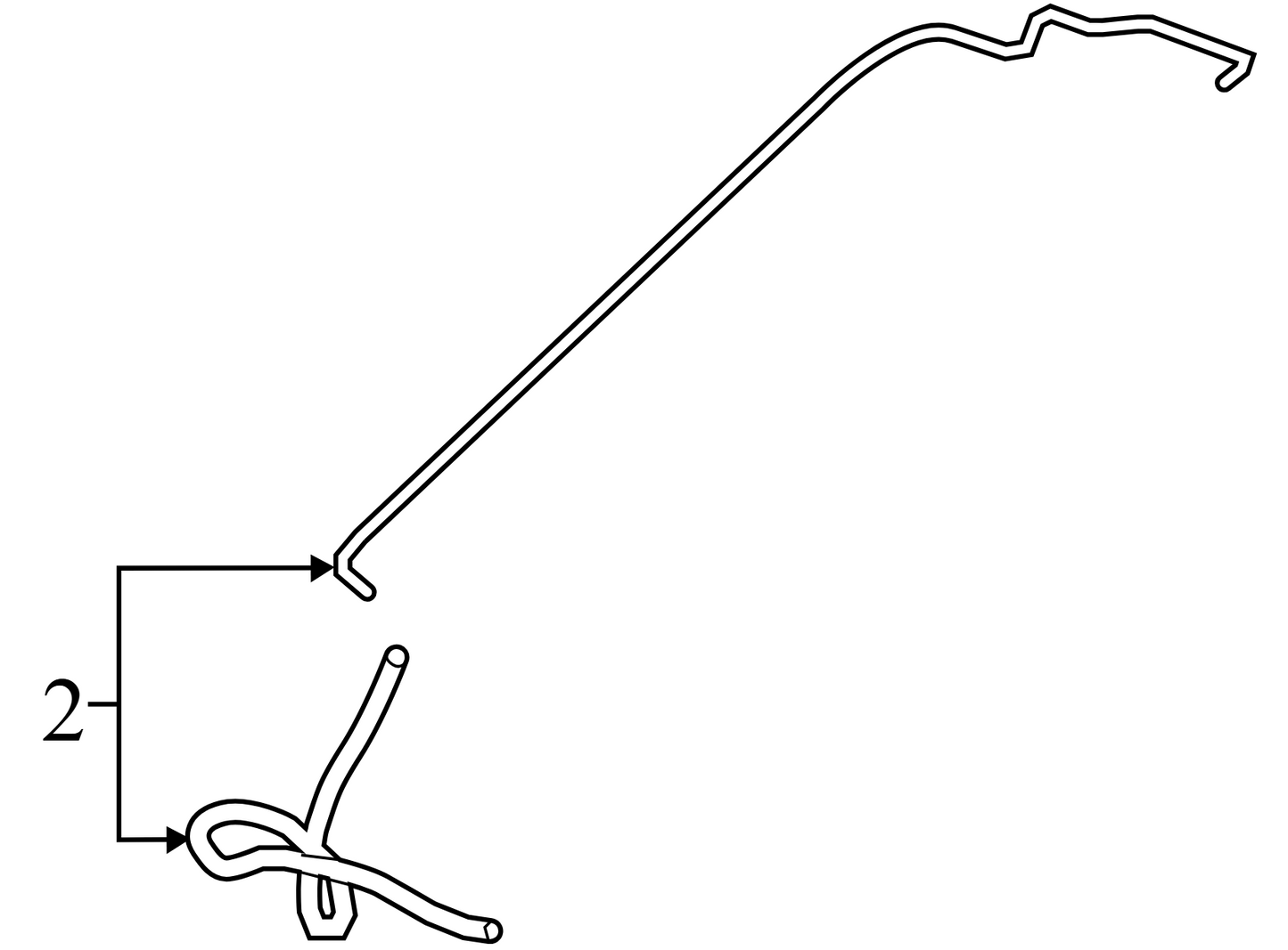19208818 2007-2010 GMC Sierra 1500 Antenna Wire Harness Used 19208818 OEM