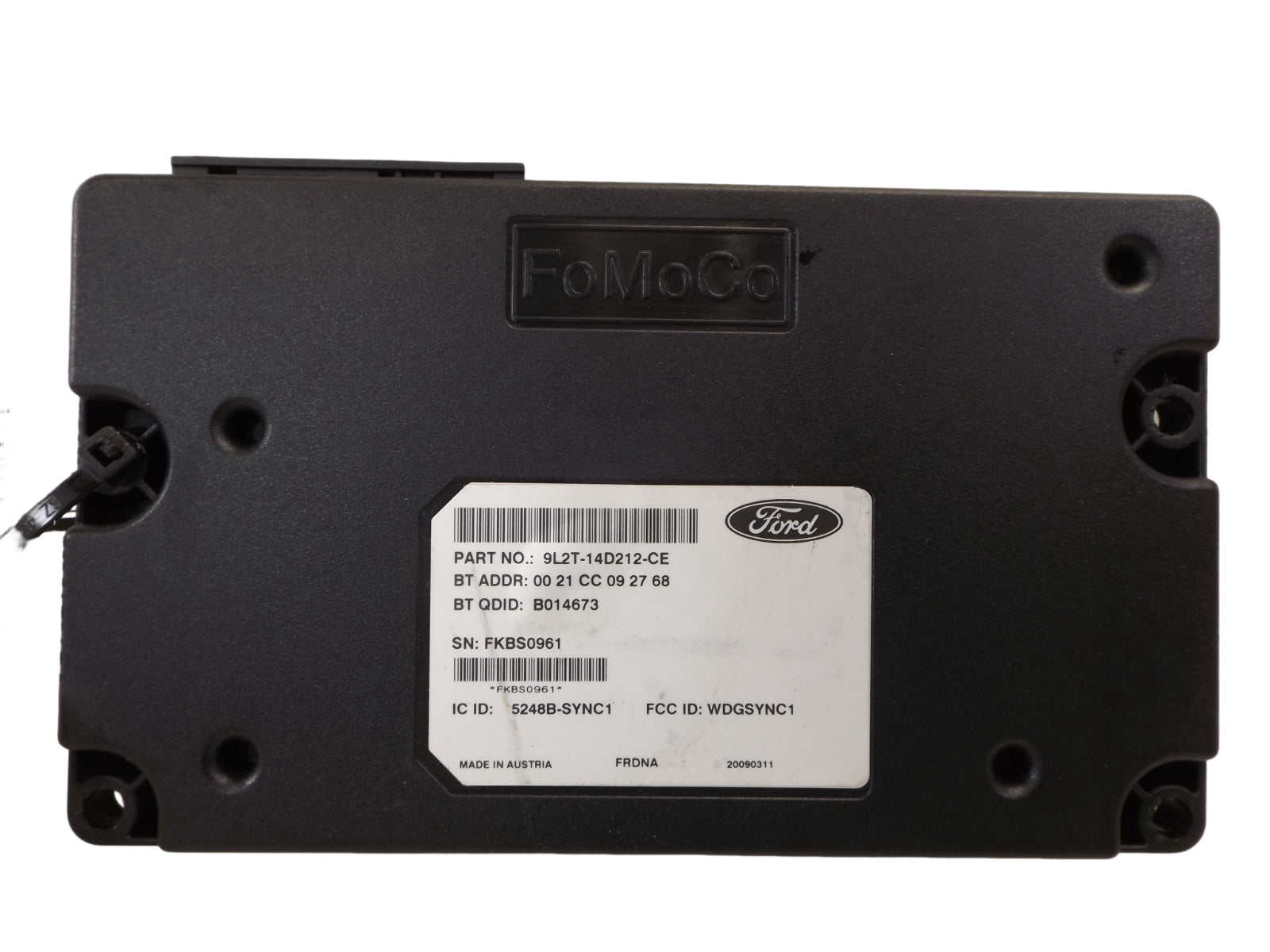 7T4317404AD 2007-2010 Ford Edge Back Glass Wiper Motor Used 7T4317404AD OEM