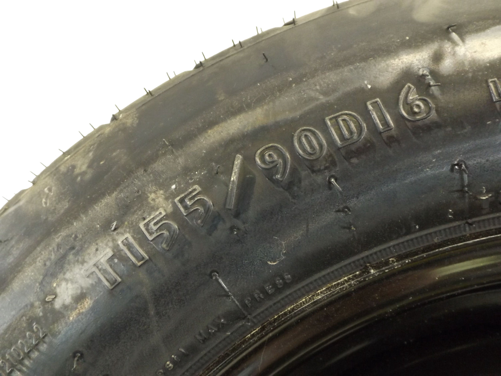 999-0000 2009-2010 Chrysler Sebring Spare Tire Used T155/90D16 OEM