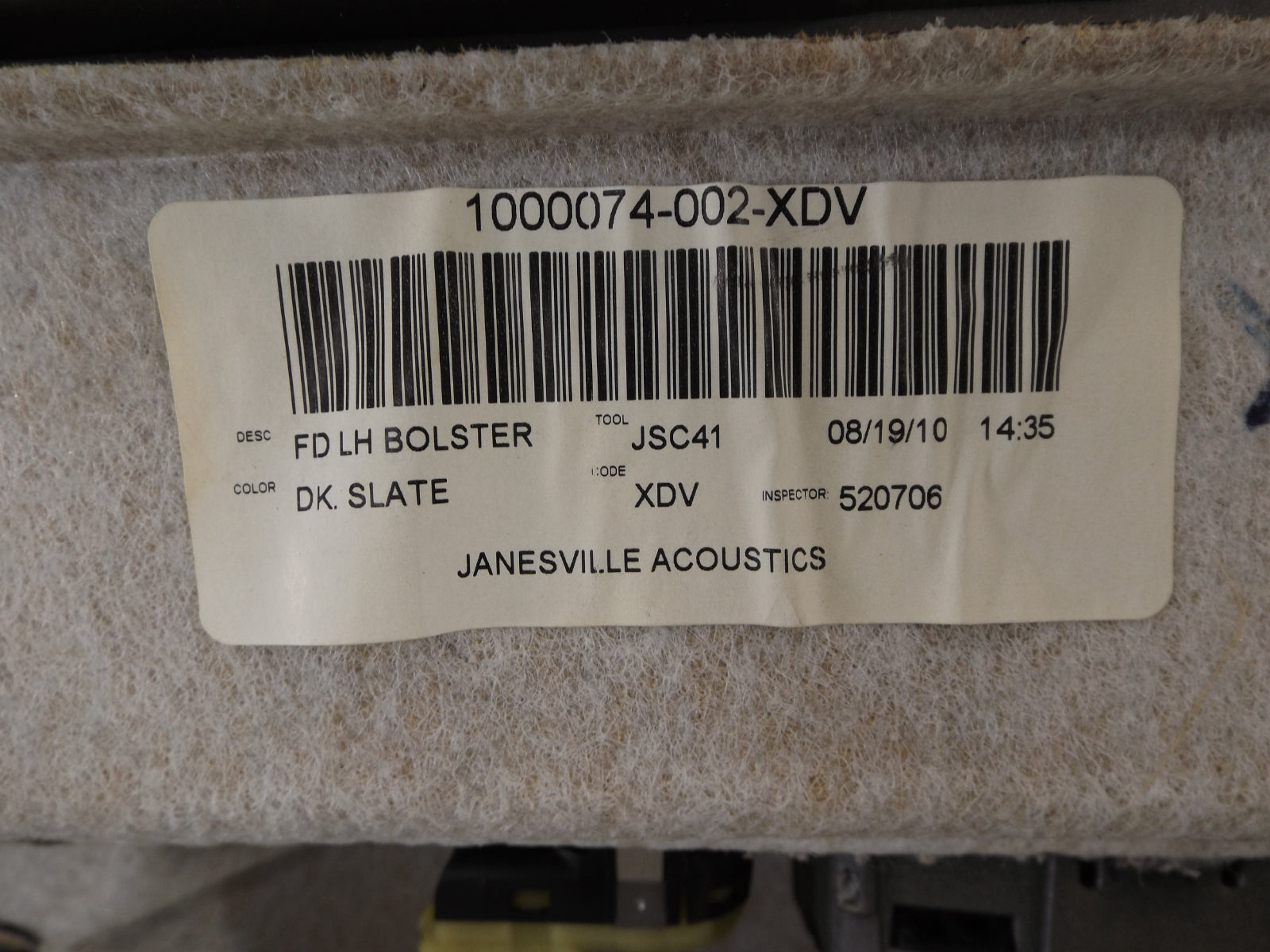 1GH661T1AA 2007-2010 Chrysler Sebring FL Door Interior Trim Panel Used 1GH611J1AA OEM