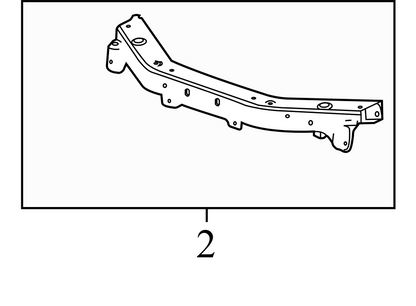 25974358 2010-2017 GMC Terrain Front Radiator Support Tie Bar Used 25974358 OEM
