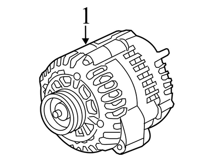 25877026 25877026 2007-2013 Chevrolet Silverado 1500 Alternator 145 Amps