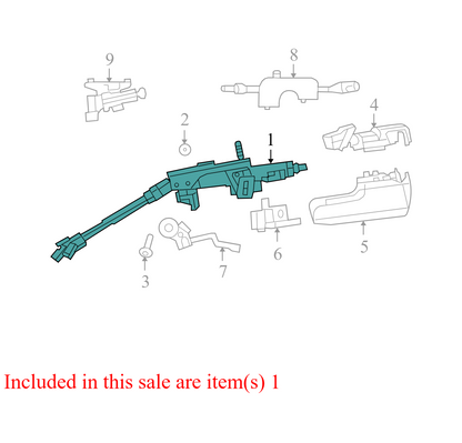 5057241AK 2007-2010 Chrysler Sebring Steering Column Used 5057241AK OEM