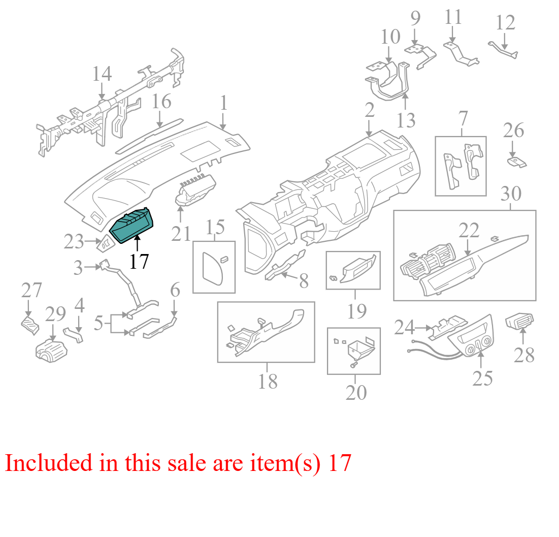 MR506452 2002-2007 Mitsubishi Lancer Instrument Cluster Bezel Used MR506452 OEM
