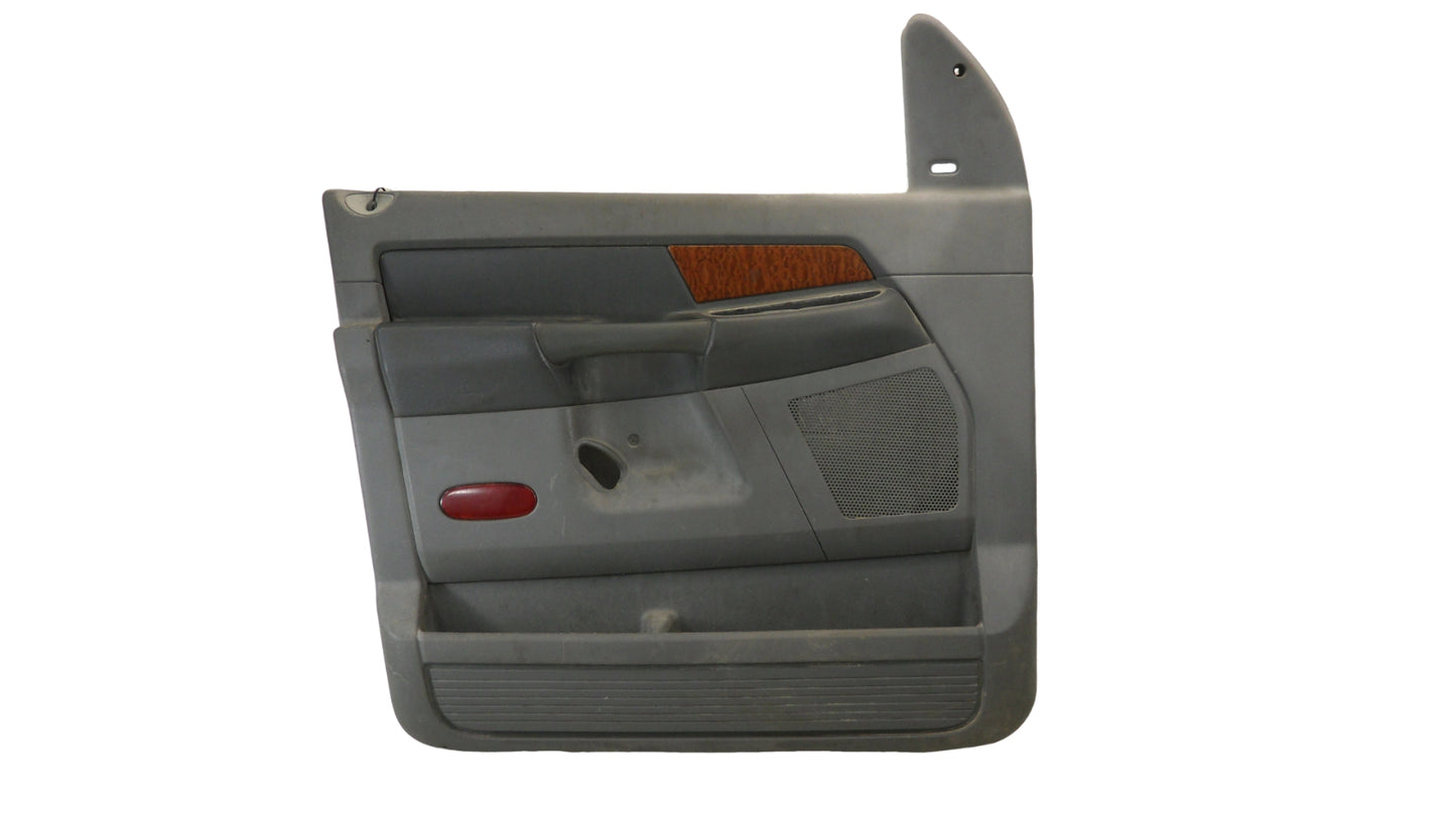 5JV26ZJ3AE 2003-2009 Dodge Ram FL Door Interior Trim Panel (Shows Wear) Used 5JV26ZJ3AE OEM