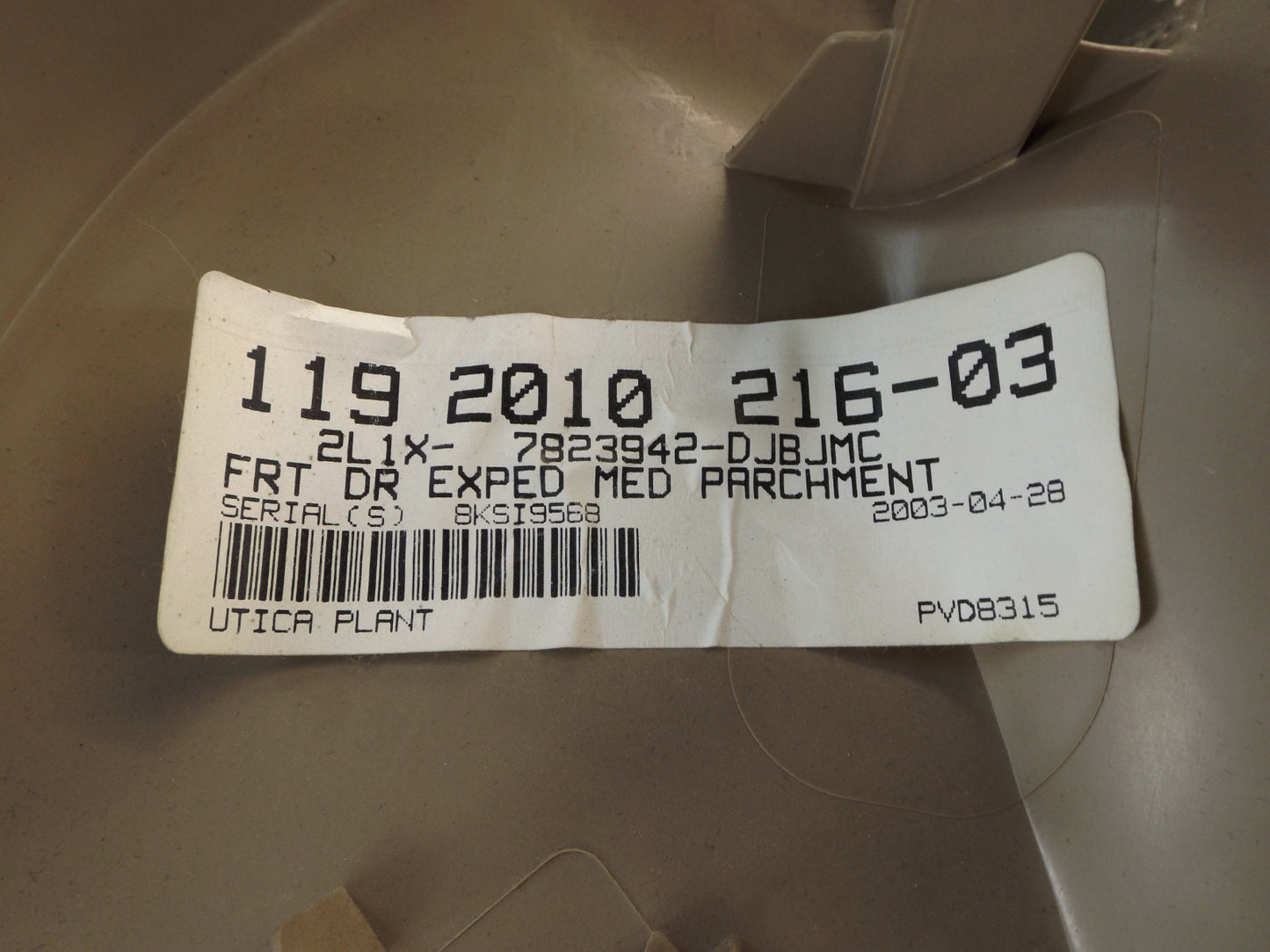 5L1Z7823942AAA 2003-2006 Ford Expedition FL Door Interior Trim Panel Used 5L1Z7823942AAA OEM