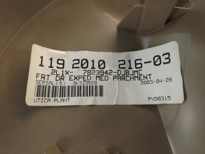 5L1Z7823942AAA 2003-2006 Ford Expedition FL Door Interior Trim Panel Used 5L1Z7823942AAA OEM